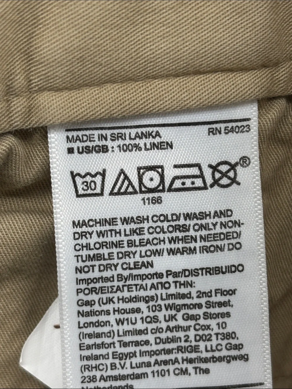 Banana Republic Men's Light Khaki Linen 7